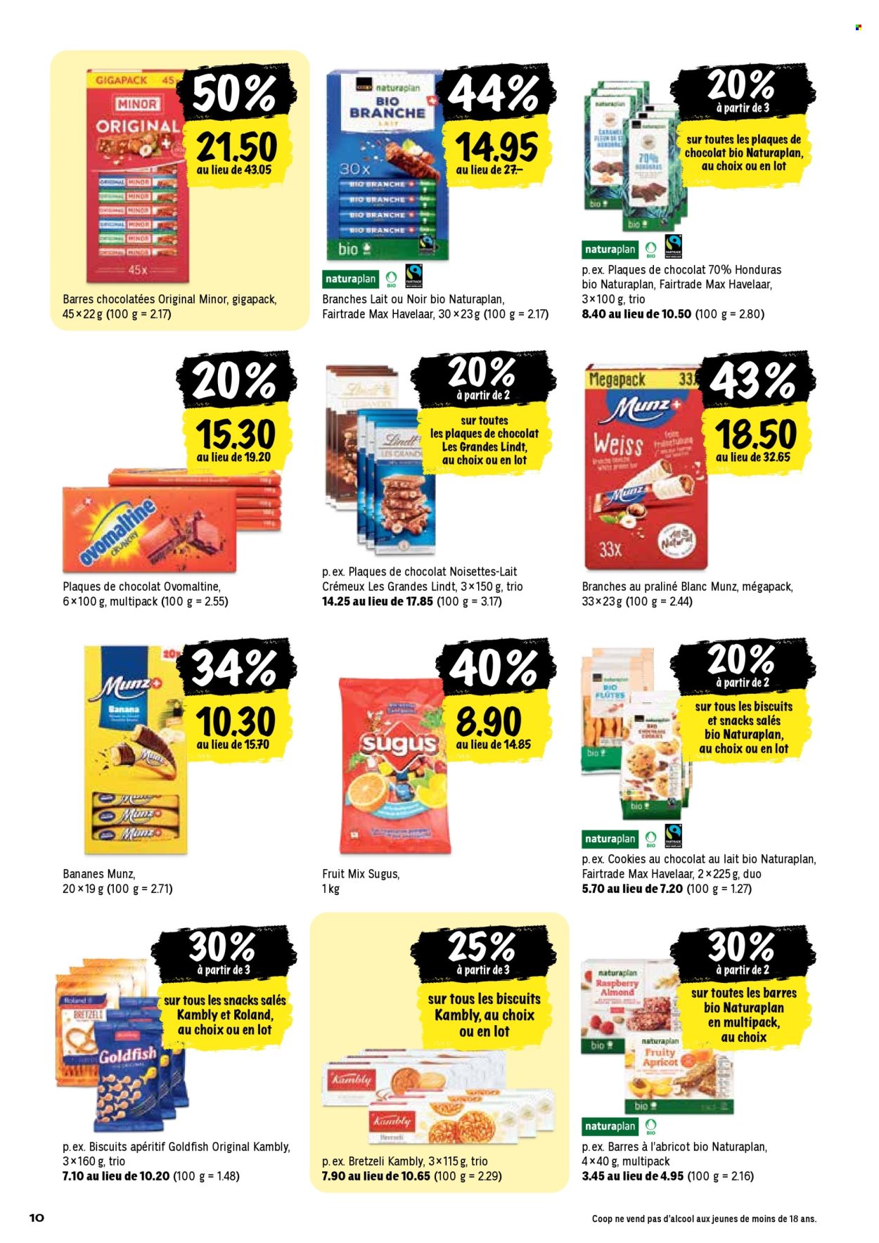 Prospekt Coop - 28.8.2025 - 3.9.2025. Seite 10