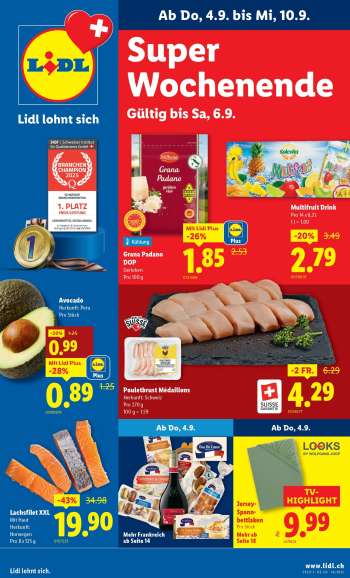 Volantino Lidl - 4.9.2025 - 10.9.2025.