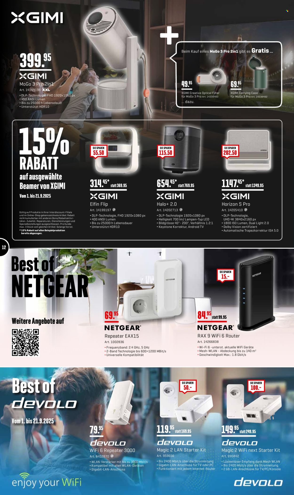 Volantino Interdiscount - 1.9.2025 - 21.9.2025. Pagina 12