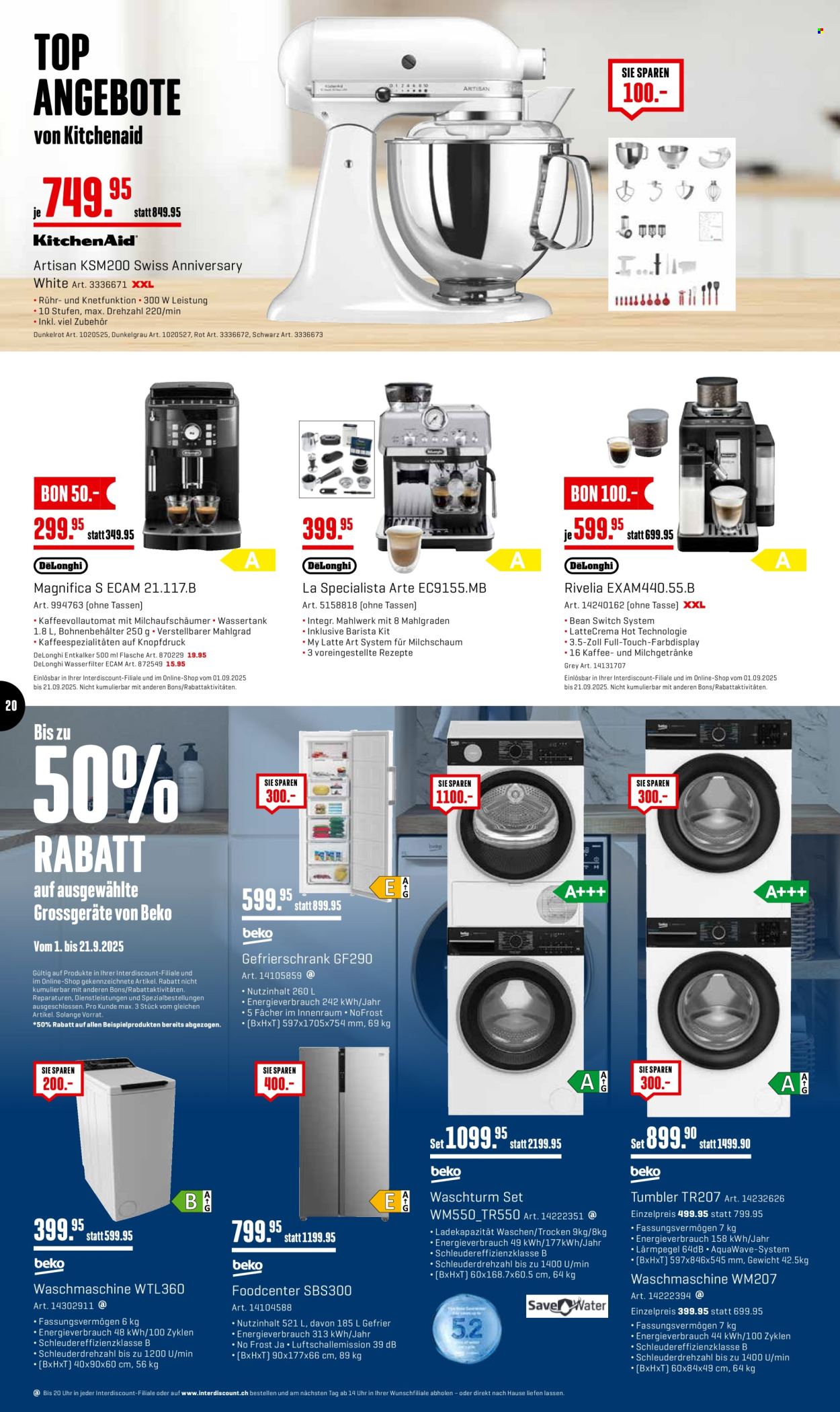 Volantino Interdiscount - 1.9.2025 - 21.9.2025. Pagina 20