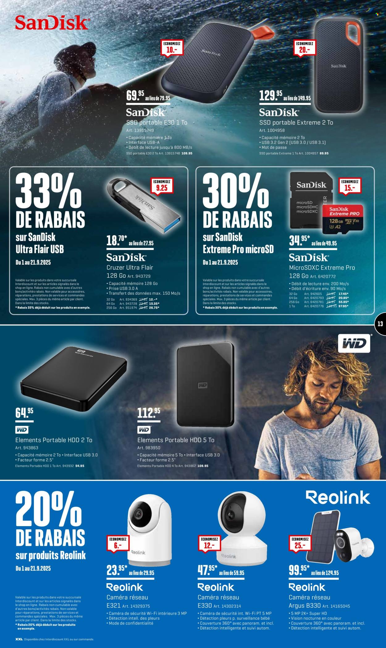 Volantino Interdiscount - 1.9.2025 - 21.9.2025. Pagina 13