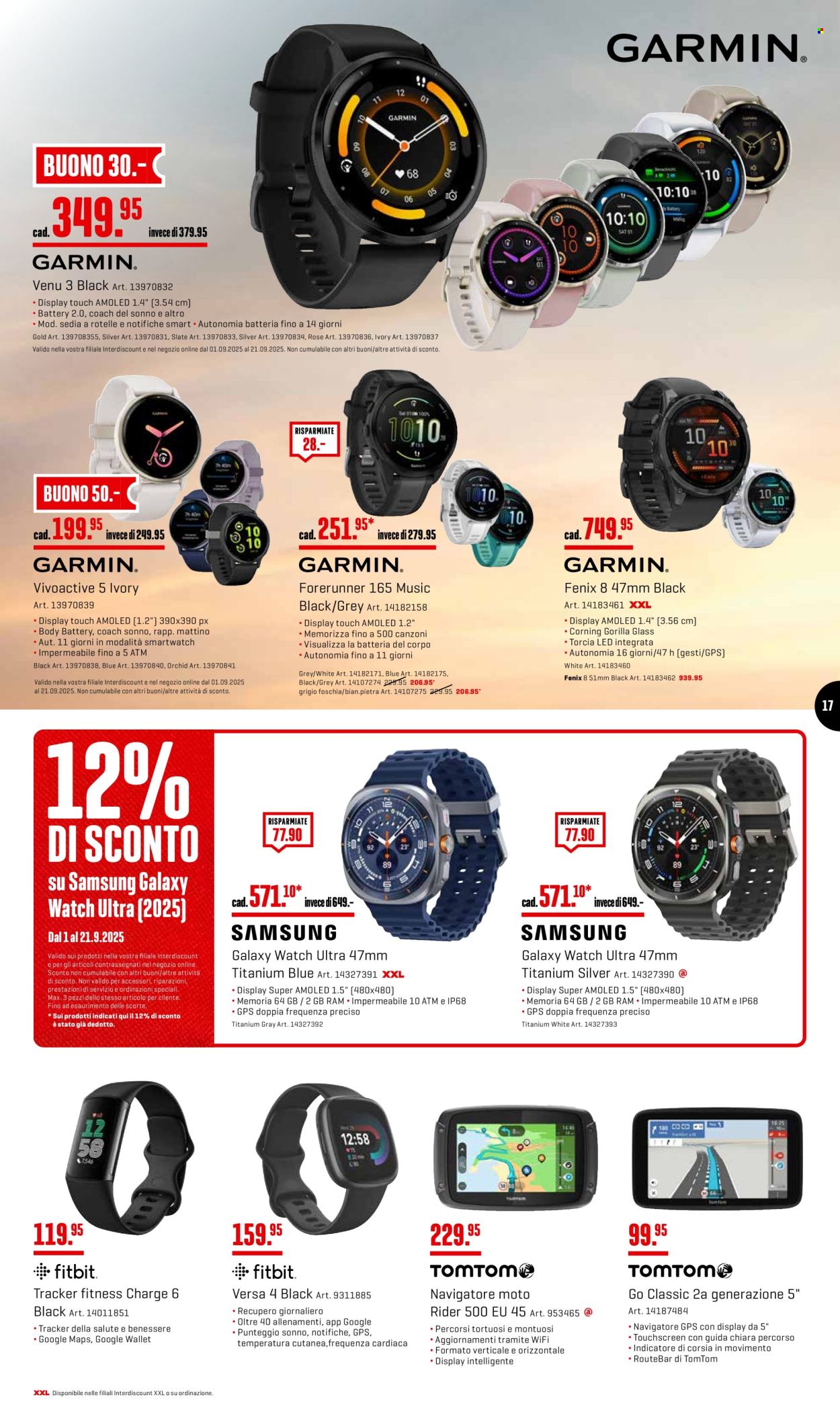 Volantino Interdiscount - 1.9.2025 - 21.9.2025. Pagina 17