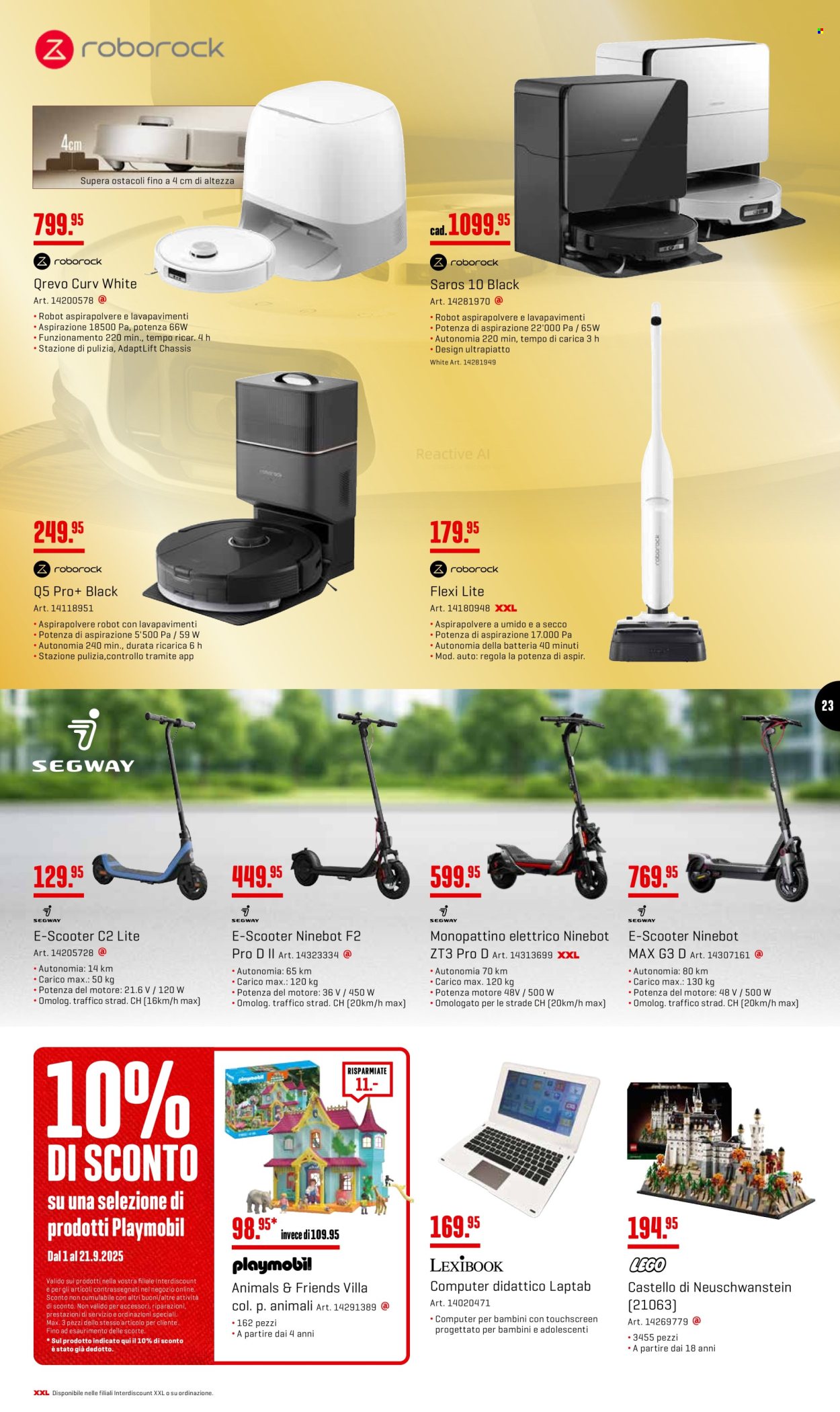 Volantino Interdiscount - 1.9.2025 - 21.9.2025. Pagina 23
