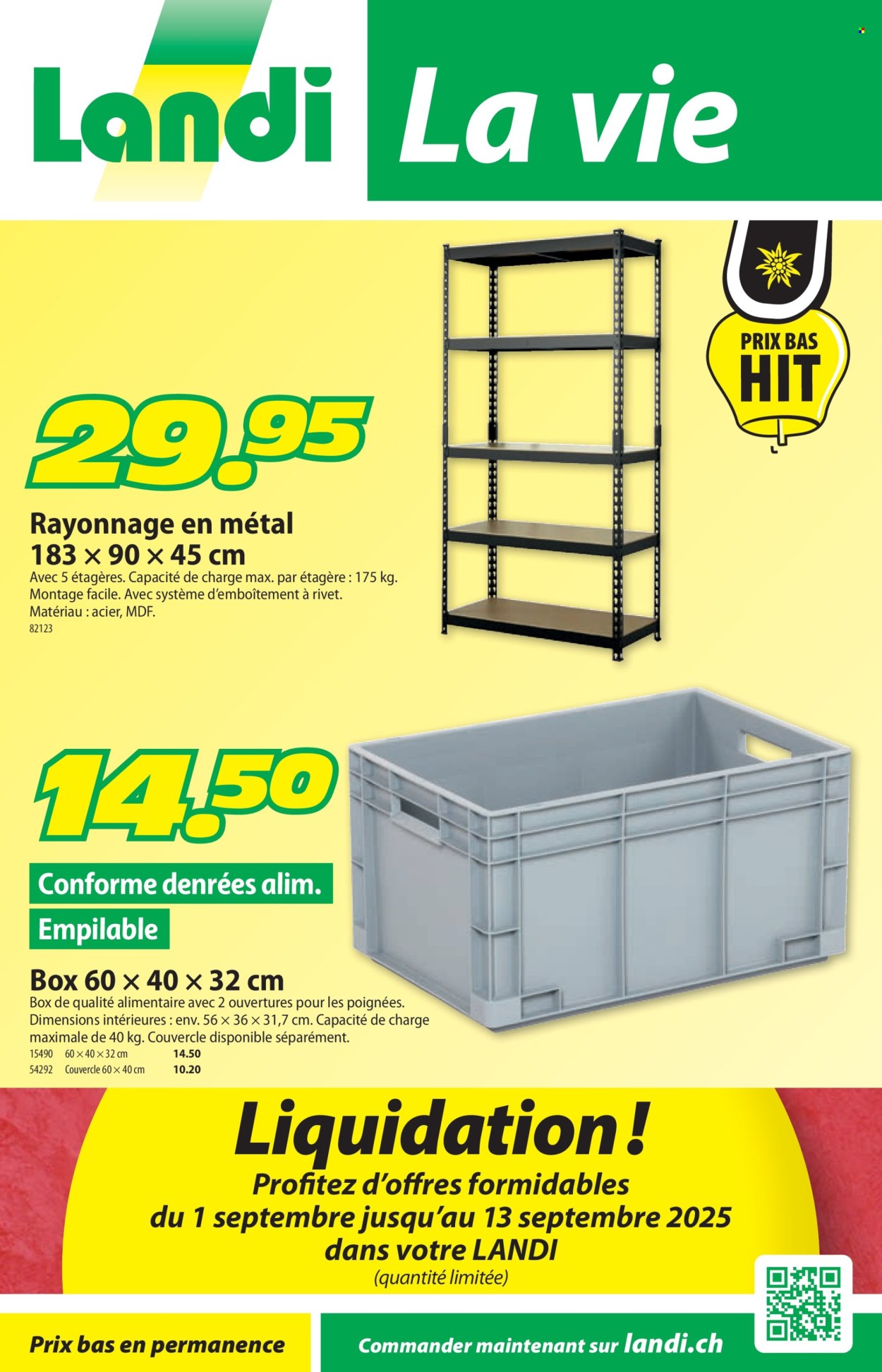 Volantino Landi - 1.9.2025 - 14.9.2025. Pagina 1