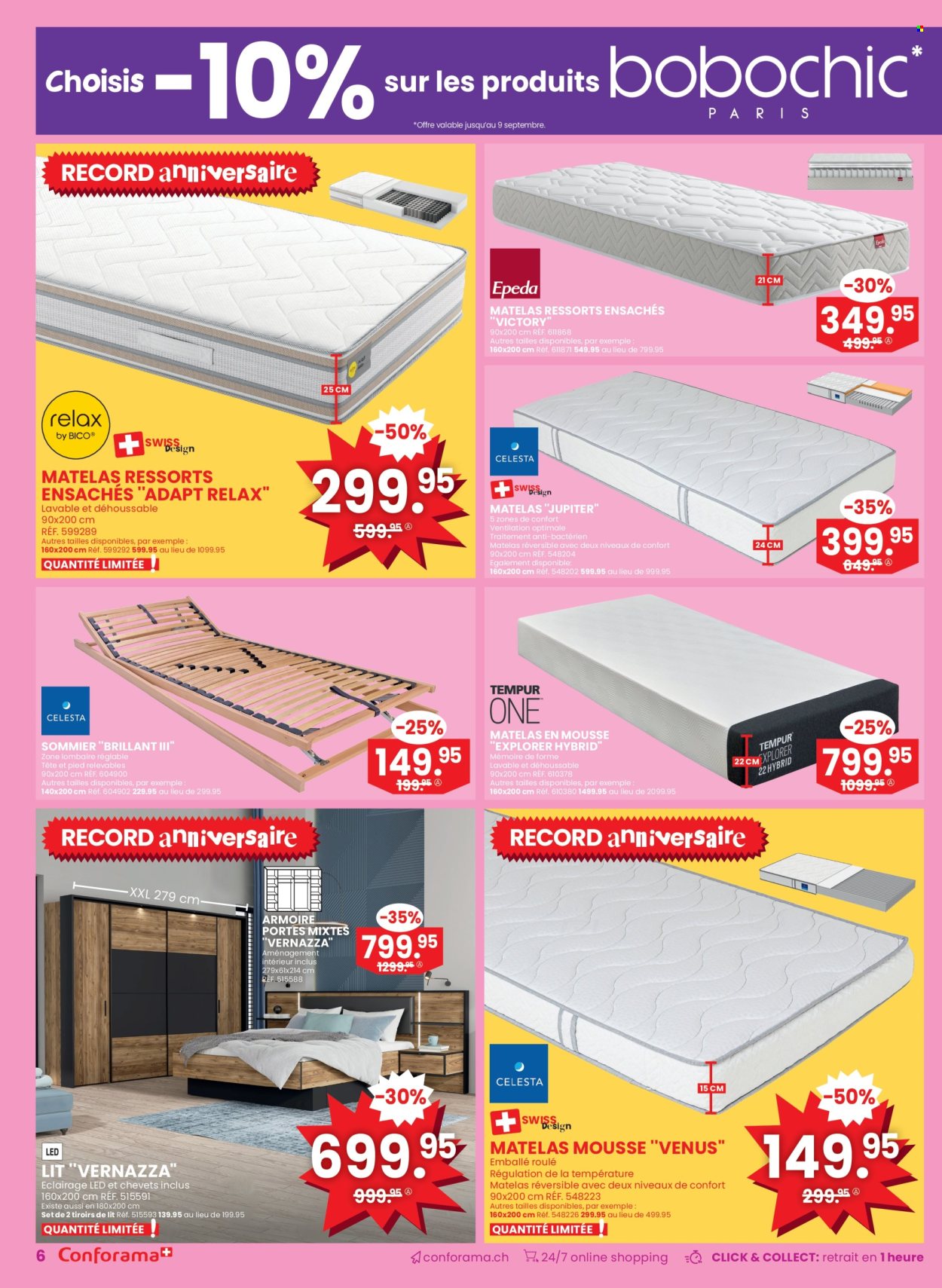 Prospekt Conforama - 3.9.2025 - 16.9.2025. Seite 6