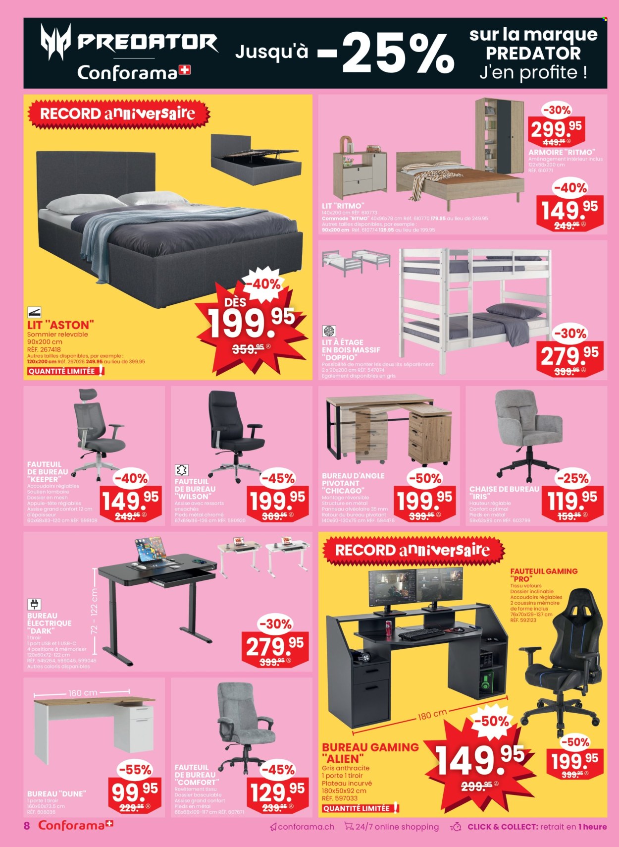 Prospekt Conforama - 3.9.2025 - 16.9.2025. Seite 8
