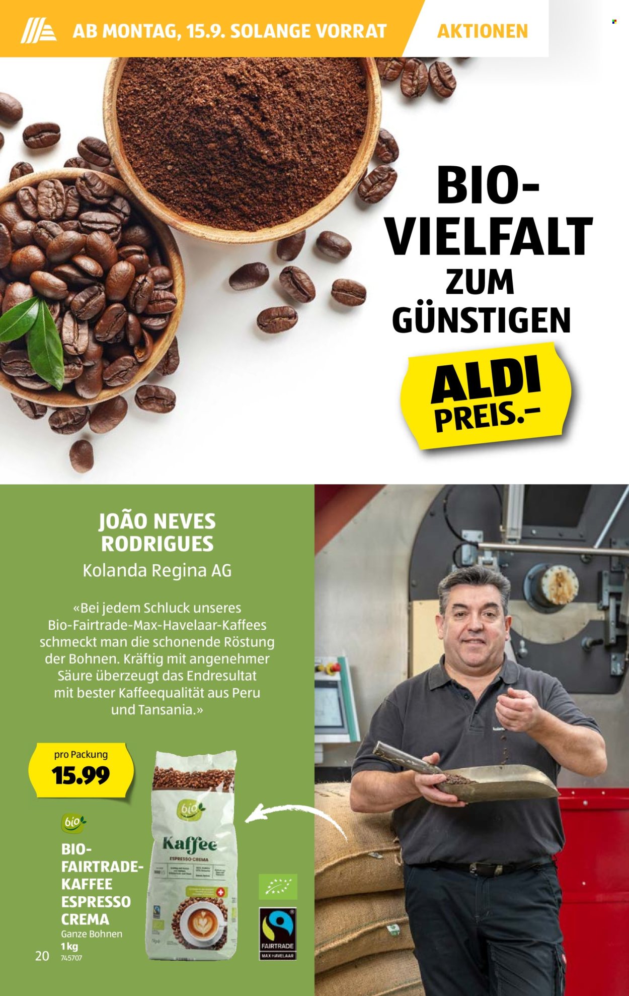 Prospekt Aldi - 11.9.2025 - 17.9.2025. Seite 20