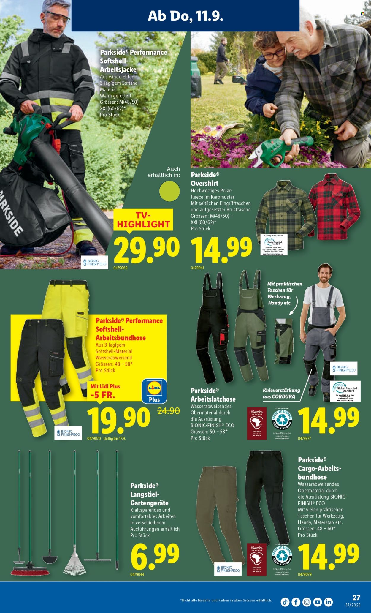 Volantino Lidl - 11.9.2025 - 17.9.2025. Pagina 27