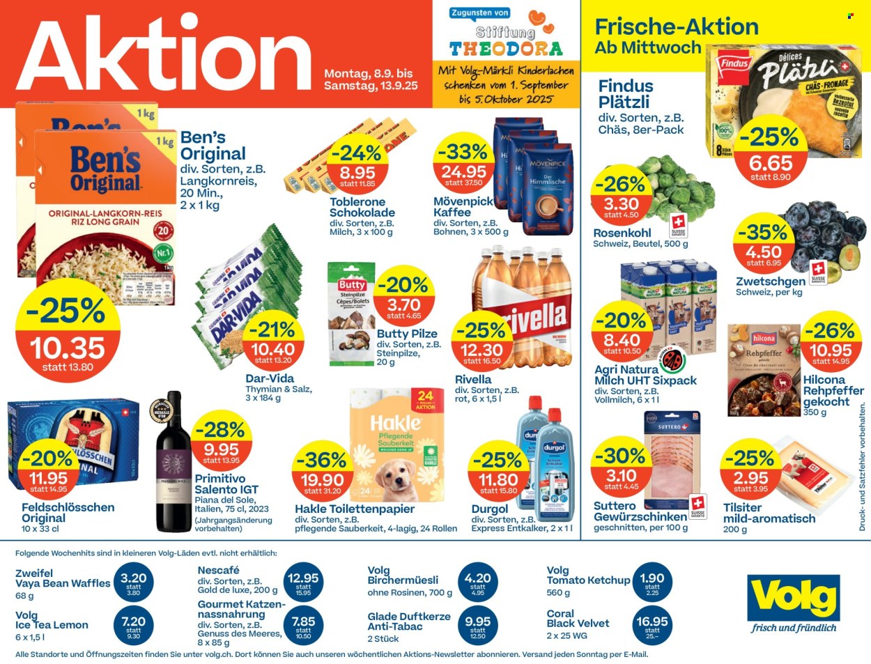 Catalogue Volg - 8.9.2025 - 13.9.2025. Page 1