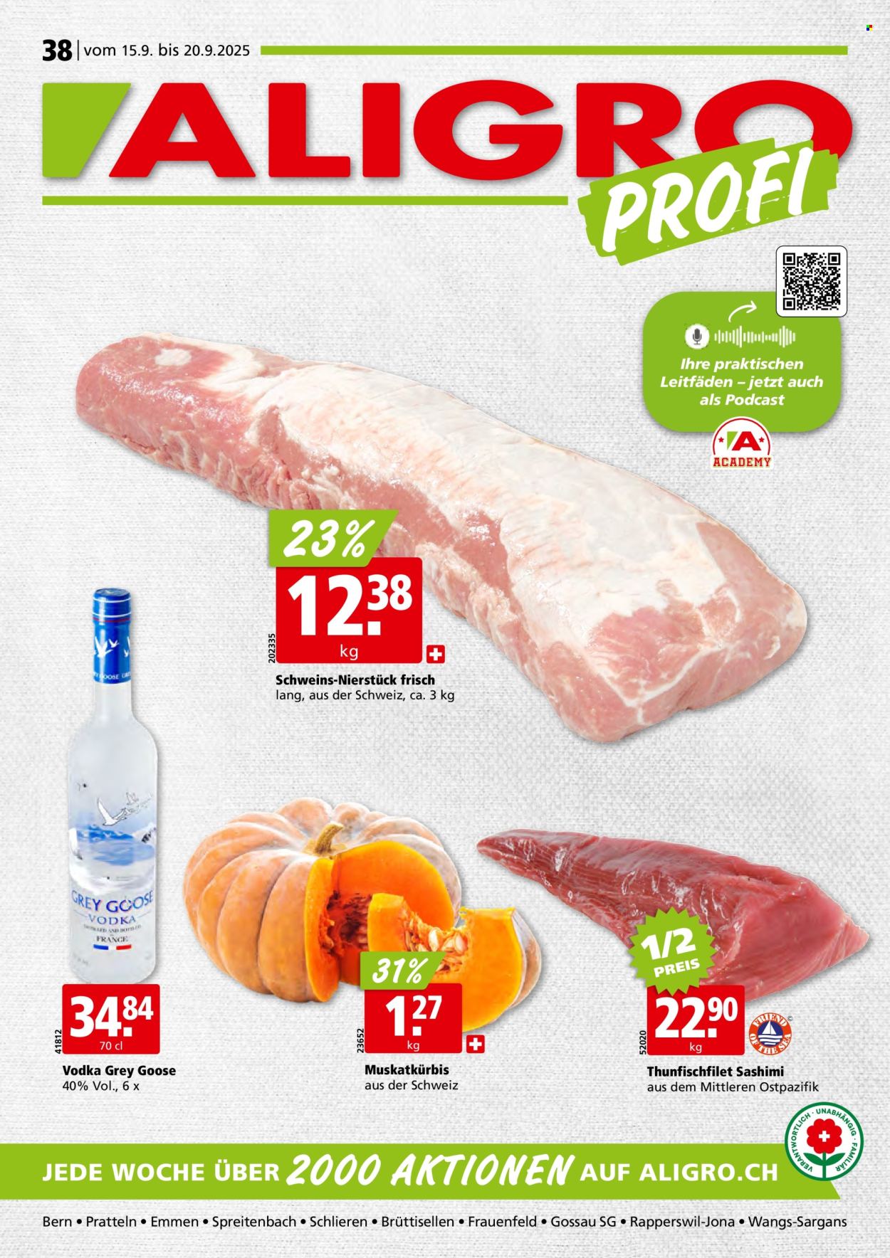 Volantino ALIGRO - 15.9.2025 - 20.9.2025. Pagina 1