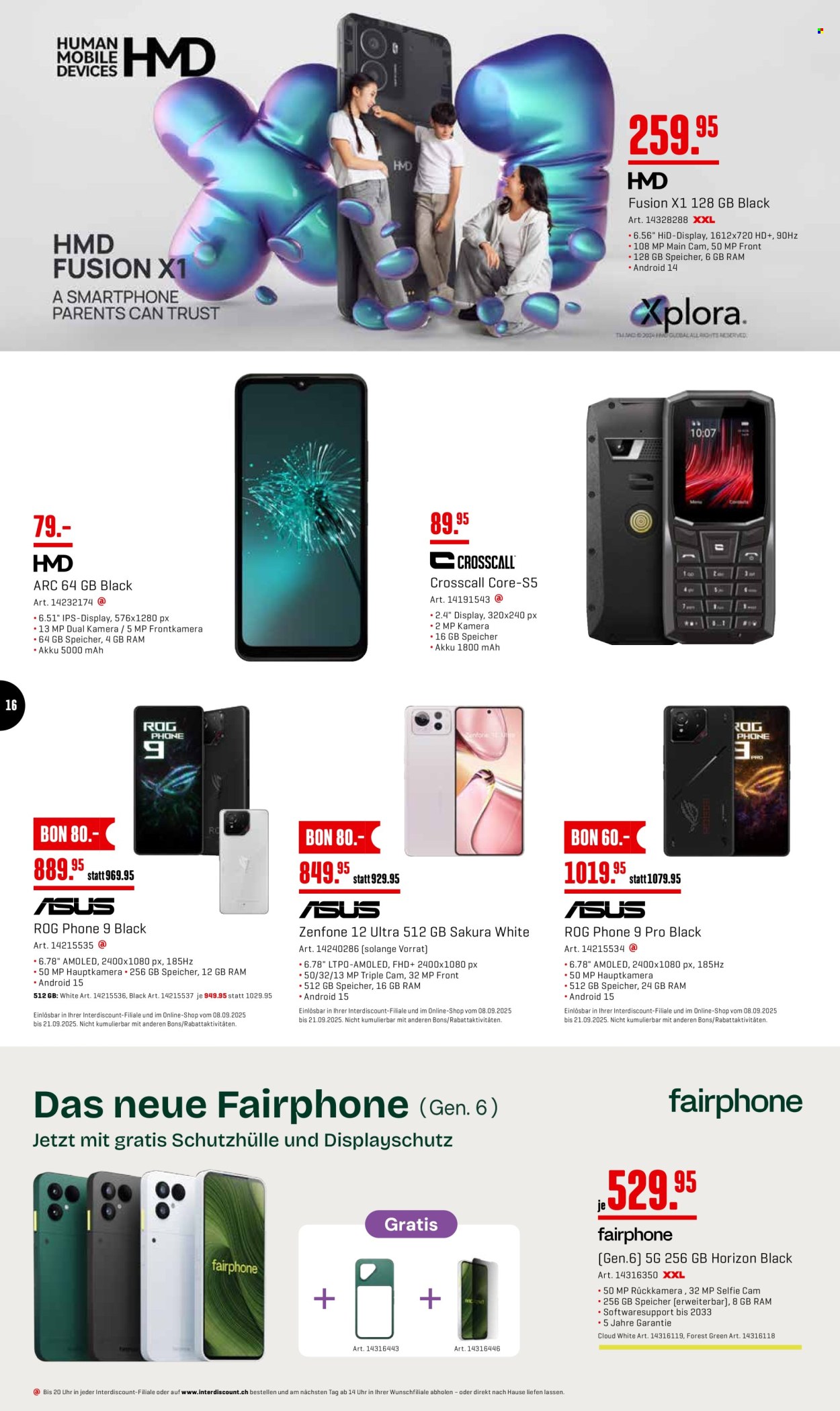 Volantino Interdiscount - 8.9.2025 - 21.9.2025. Pagina 16