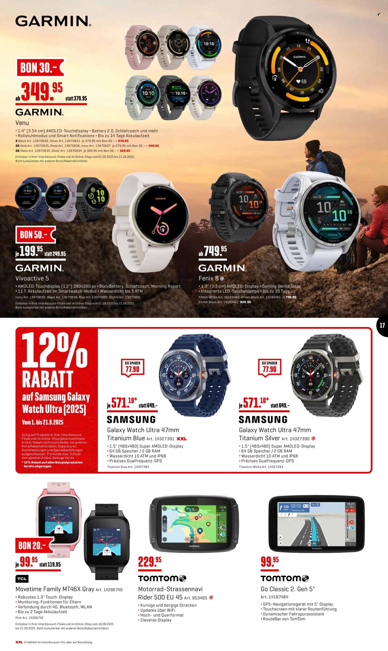 Volantino Interdiscount - 8.9.2025 - 21.9.2025. Pagina 17