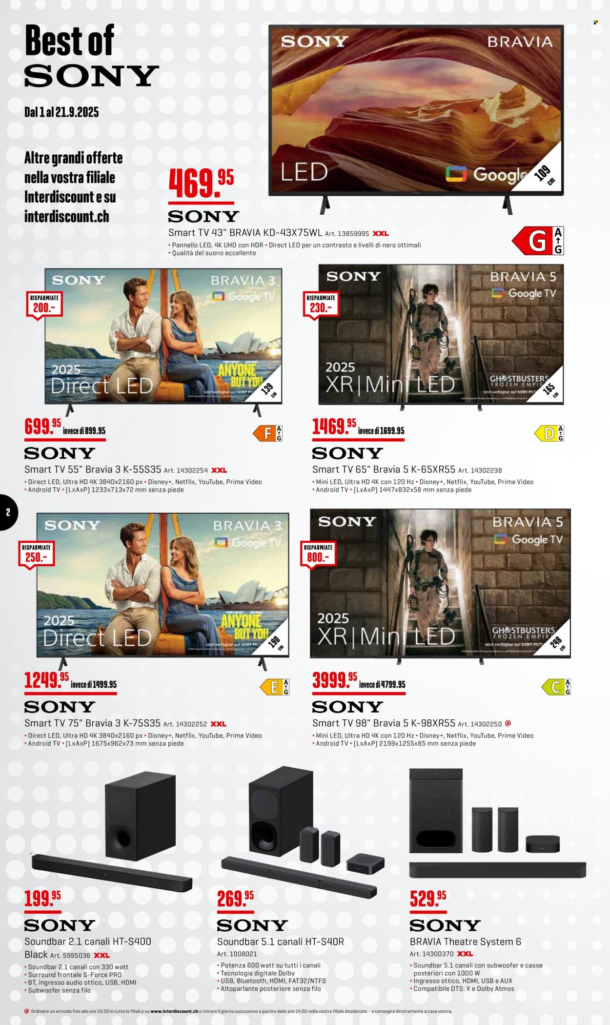 Volantino Interdiscount - 8.9.2025 - 21.9.2025. Pagina 2