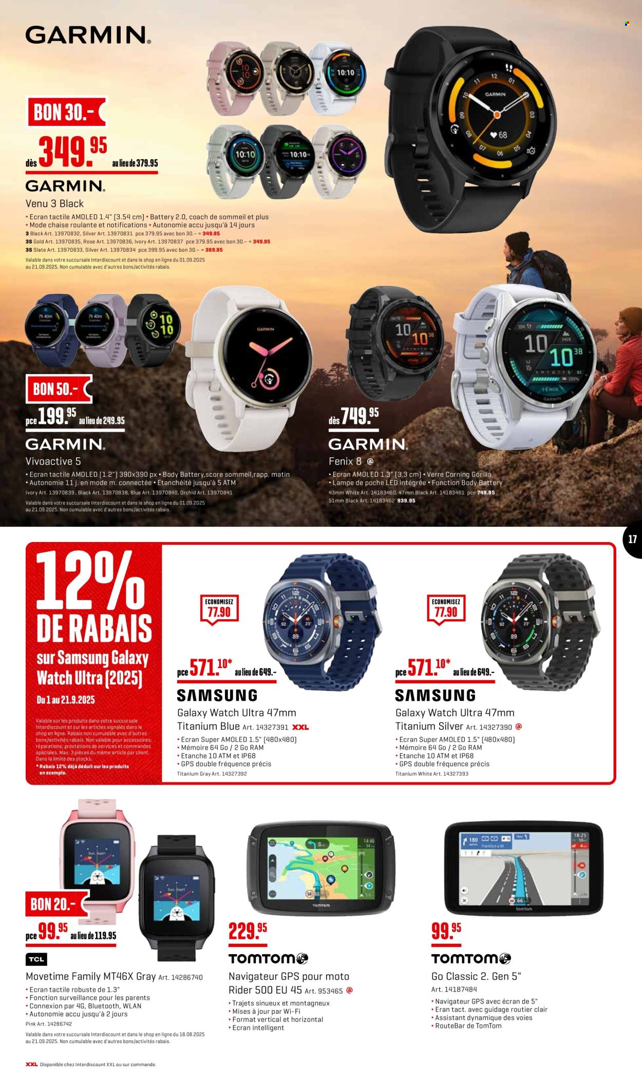 Prospekt Interdiscount - 8.9.2025 - 21.9.2025. Seite 17