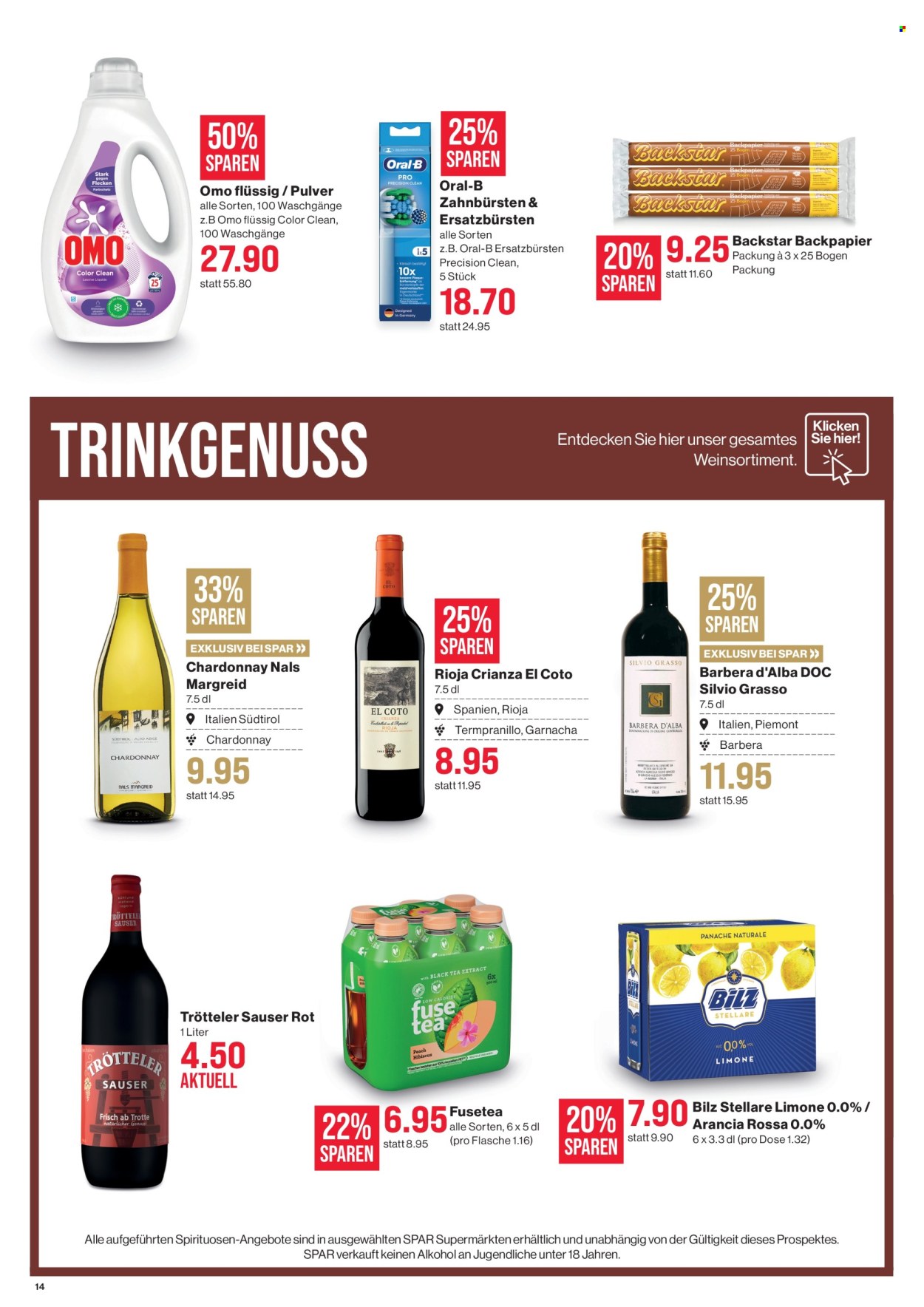 Volantino SPAR - 11.9.2025 - 17.9.2025. Pagina 14