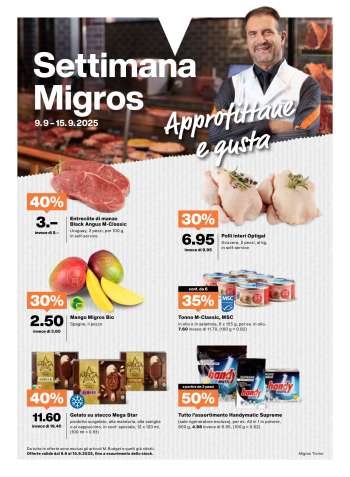 Prospekte Migros - 9.9.2025 - 15.9.2025.
