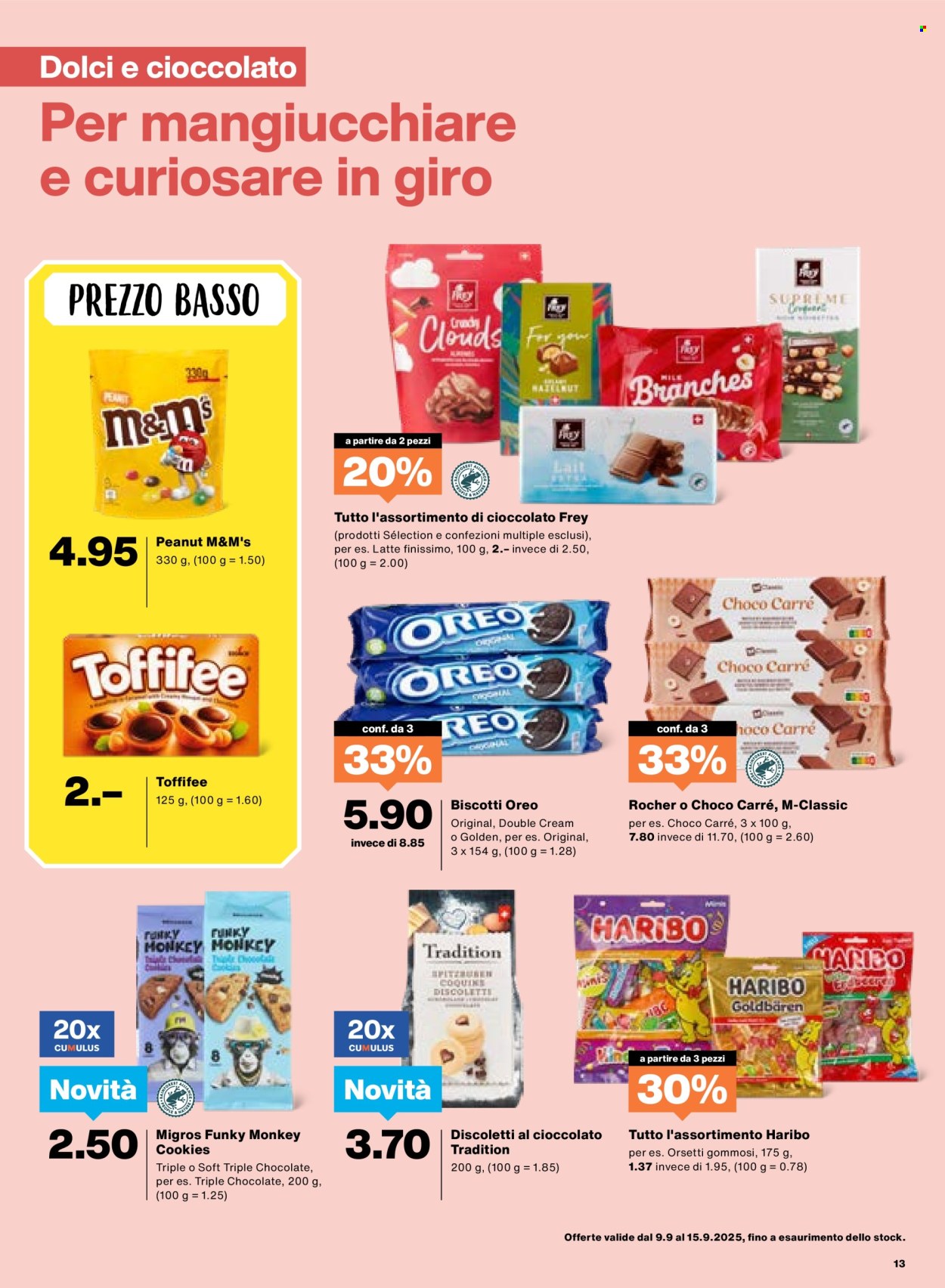Volantino Migros - 9.9.2025 - 15.9.2025. Pagina 13