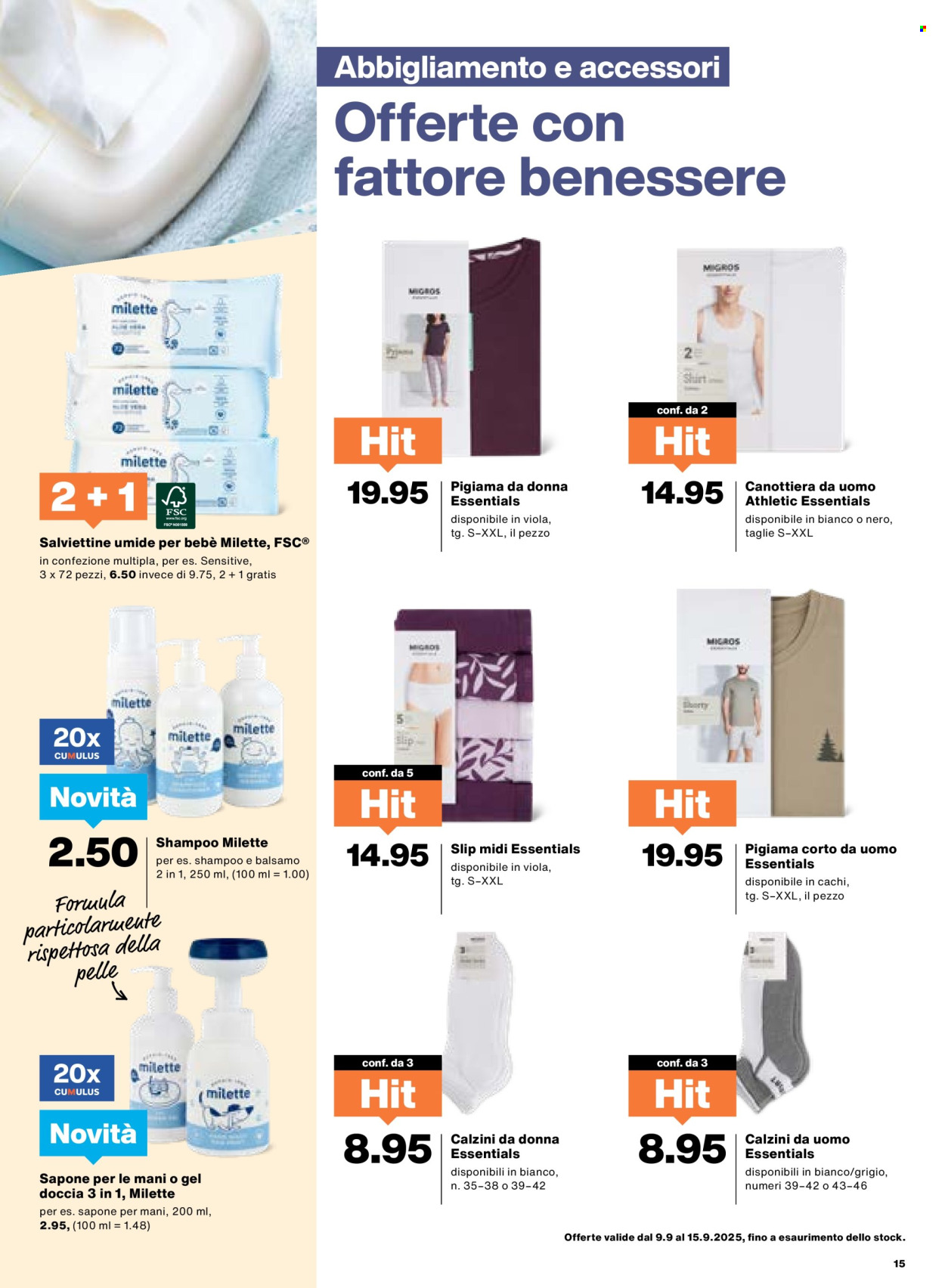Volantino Migros - 9.9.2025 - 15.9.2025. Pagina 15
