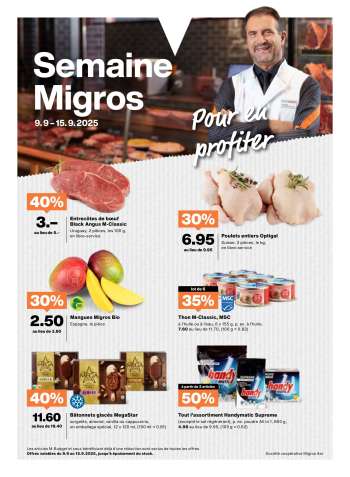 Catalogue Migros - 9.9.2025 - 15.9.2025.