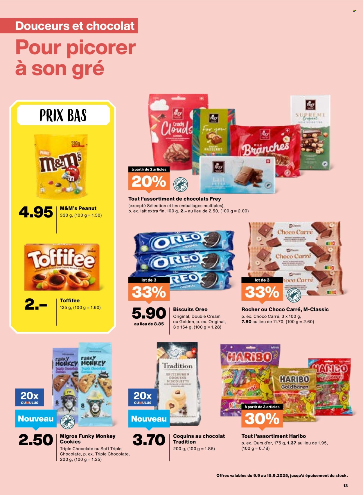 Volantino Migros - 9.9.2025 - 15.9.2025. Pagina 13