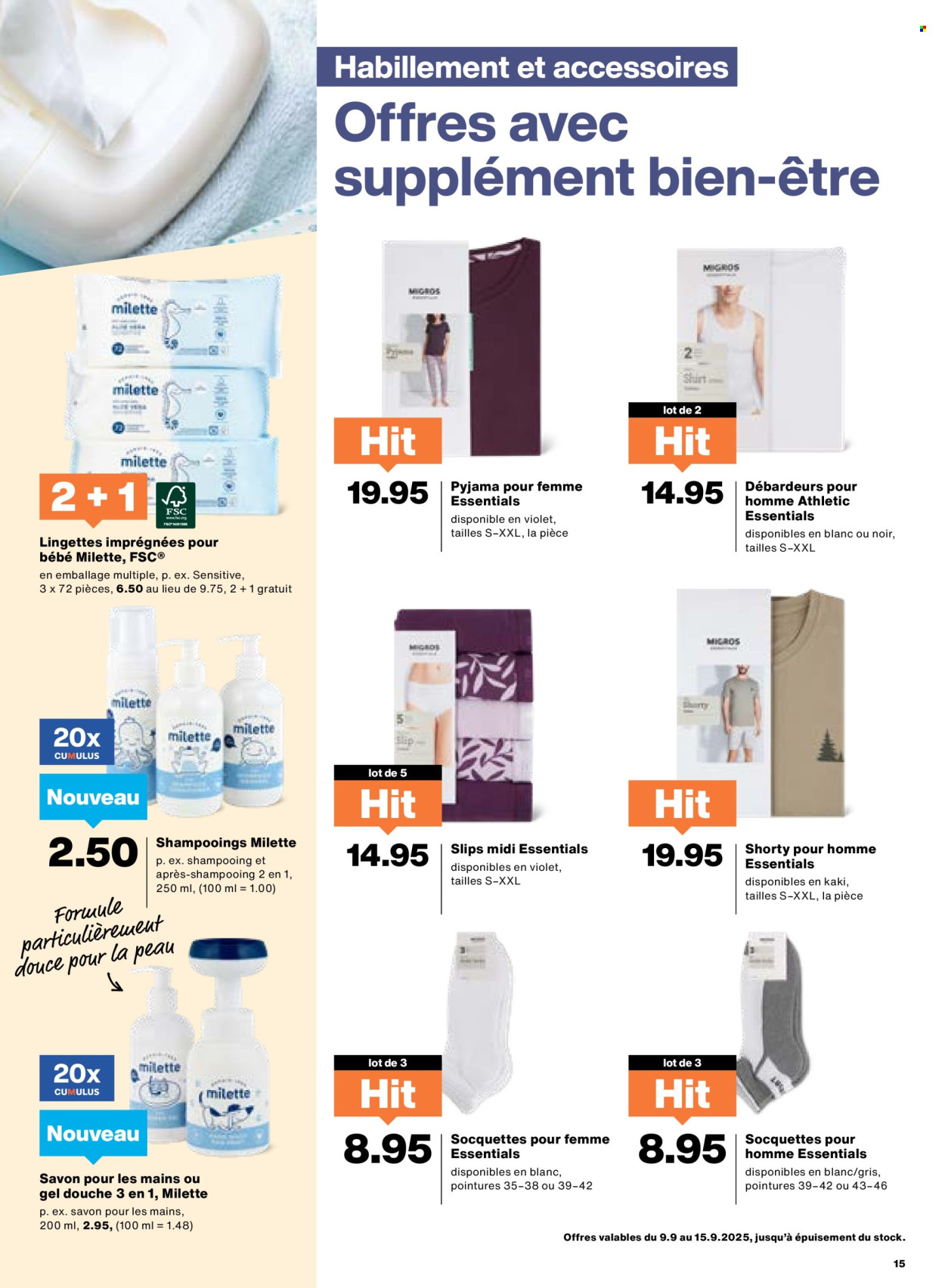 Volantino Migros - 9.9.2025 - 15.9.2025. Pagina 15