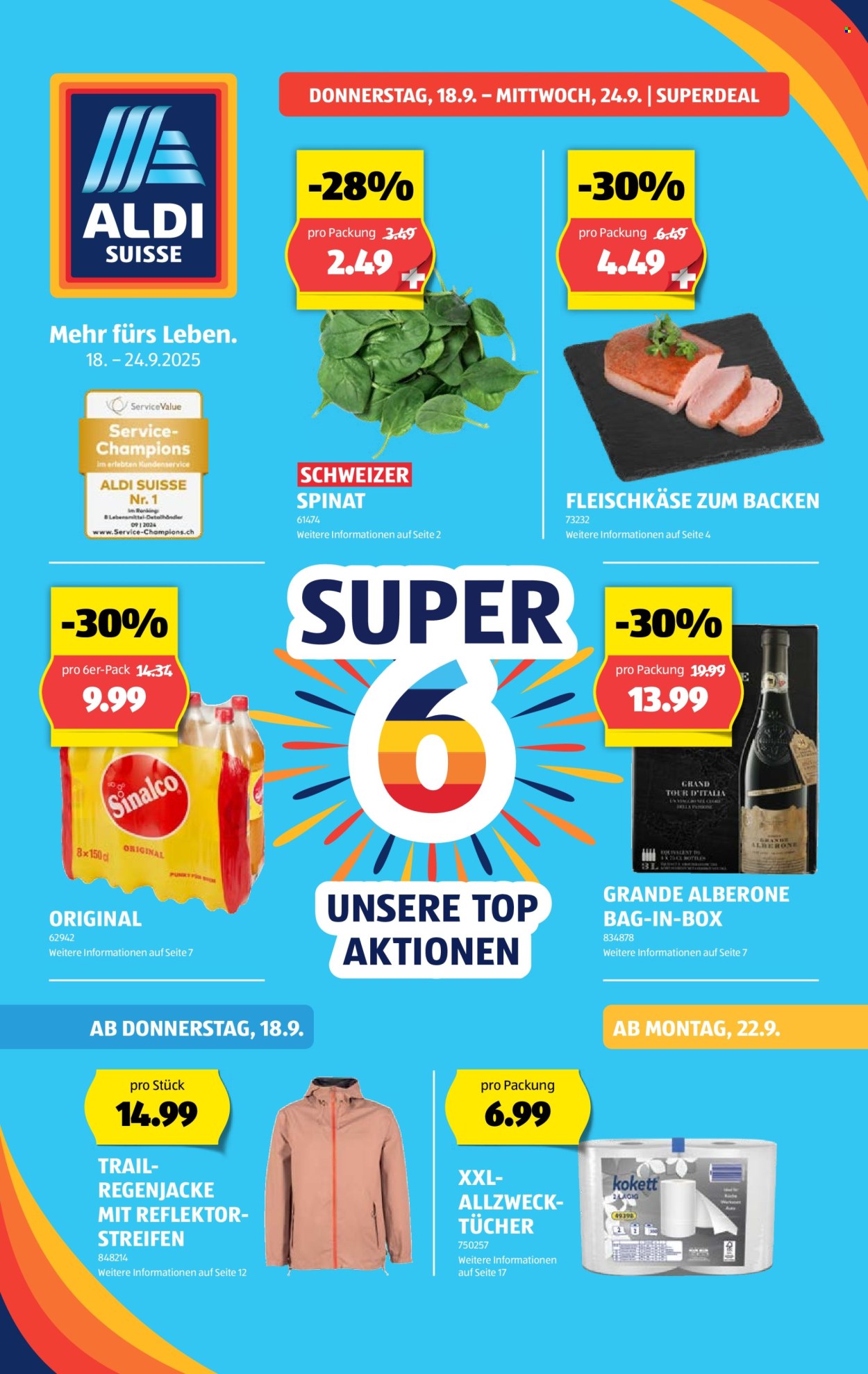 Volantino Aldi - 18.9.2025 - 24.9.2025. Pagina 1