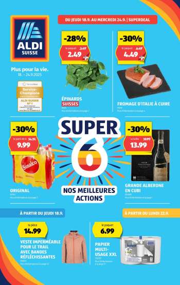 Prospekte Aldi - 18.9.2025 - 24.9.2025.
