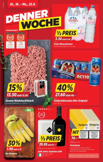 Prospekte Denner - 16.9.2025 - 22.9.2025.