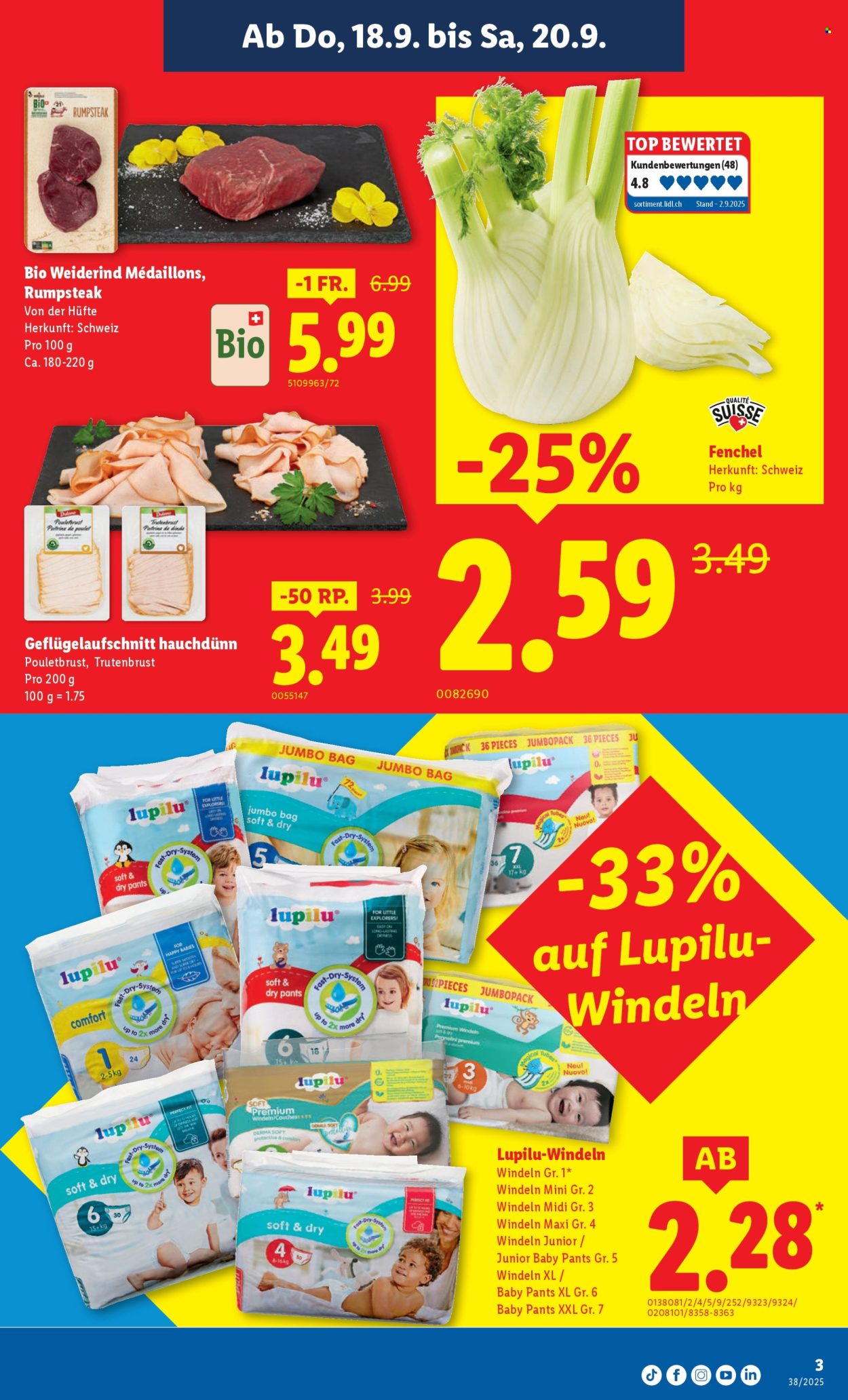 Prospekt Lidl - 18.9.2025 - 24.9.2025. Seite 3