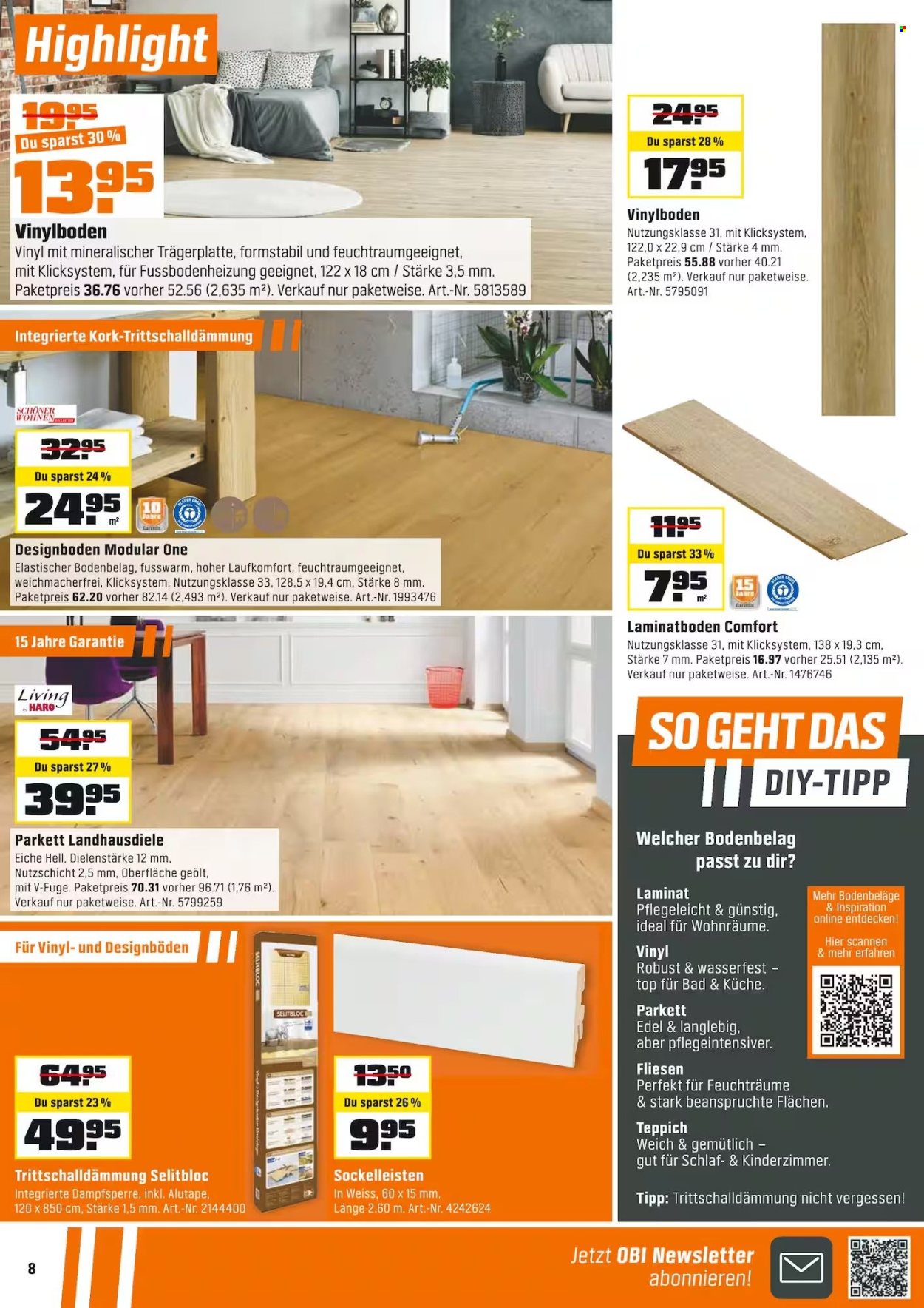 Volantino OBI - 15.9.2025 - 20.9.2025. Pagina 8