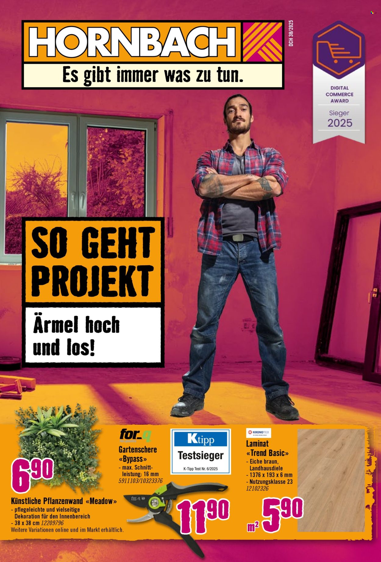 Prospekt Hornbach - 16.9.2025 - 13.10.2025. Seite 1