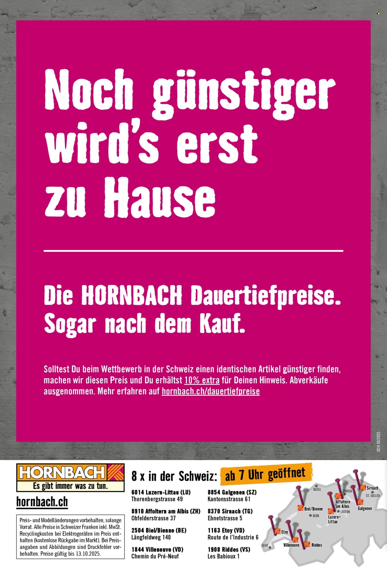 Prospekt Hornbach - 16.9.2025 - 13.10.2025. Seite 16