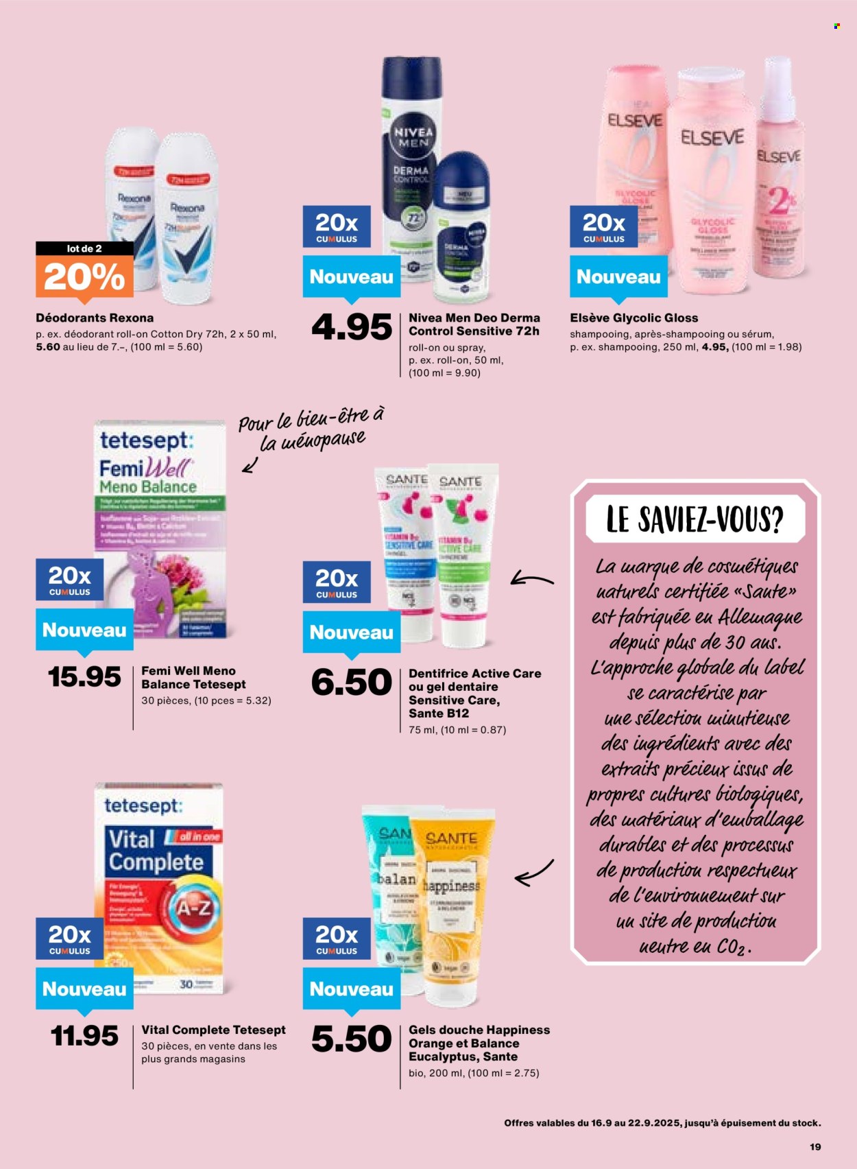 Volantino Migros - 16.9.2025 - 22.9.2025. Pagina 19
