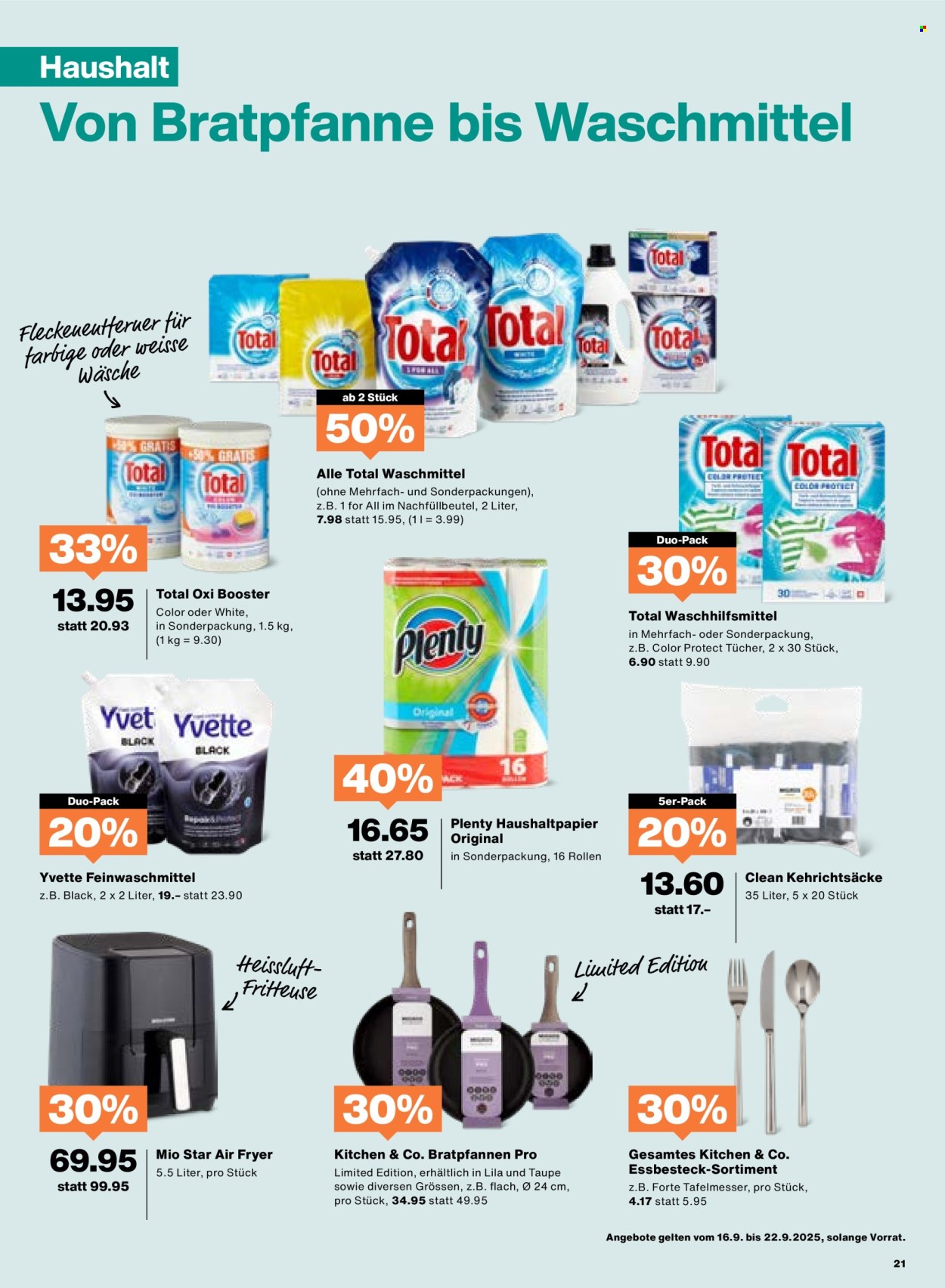 Volantino Migros - 16.9.2025 - 22.9.2025. Pagina 21