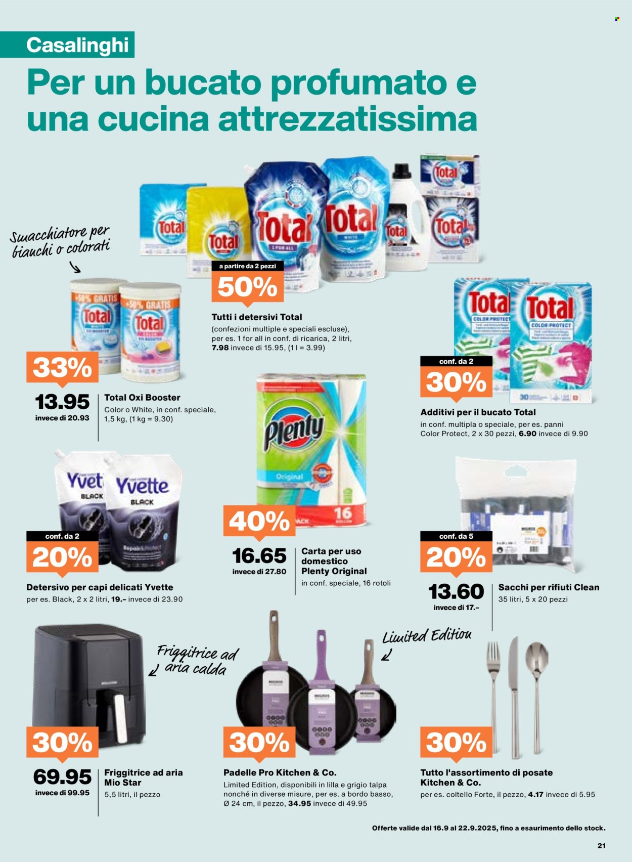 Volantino Migros - 16.9.2025 - 22.9.2025. Pagina 21