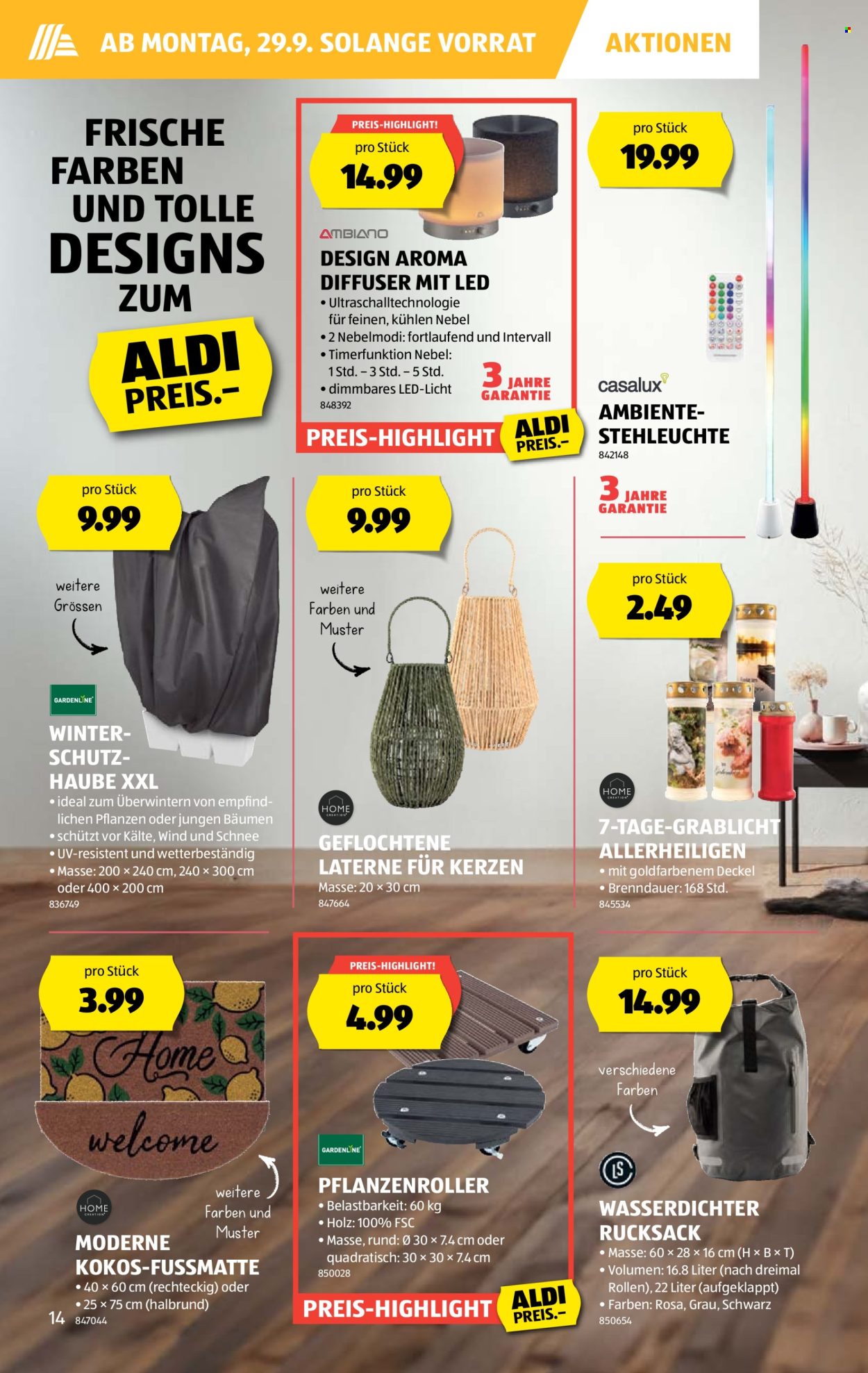 Volantino Aldi - 25.9.2025 - 1.10.2025. Pagina 14