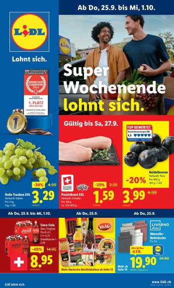 Prospekte Lidl - 25.9.2025 - 1.10.2025.