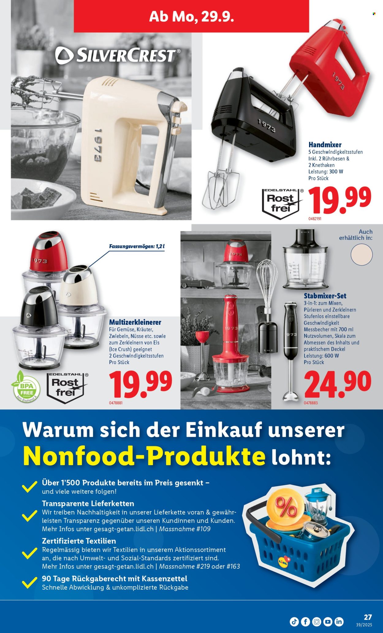 Volantino Lidl - 25.9.2025 - 1.10.2025. Pagina 27
