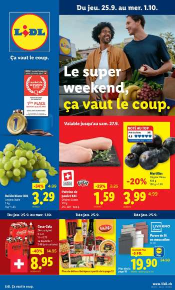 Prospekte Lidl - 25.9.2025 - 1.10.2025.