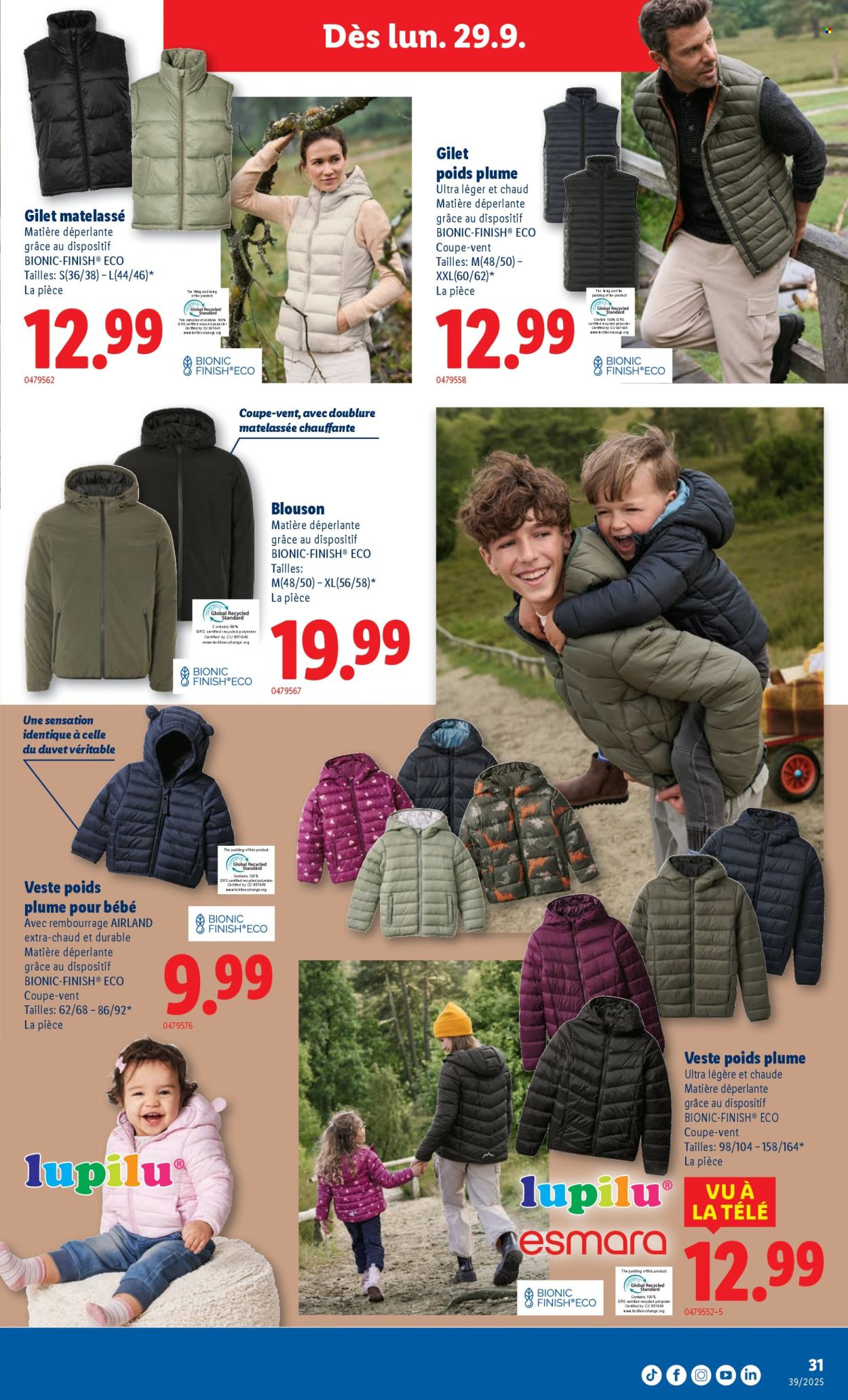 Volantino Lidl - 25.9.2025 - 1.10.2025. Pagina 31