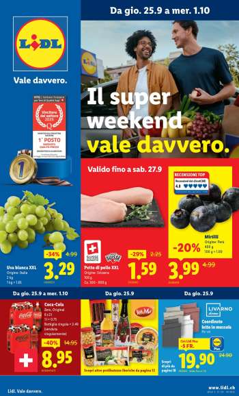 Volantino Lidl - 25.9.2025 - 1.10.2025.