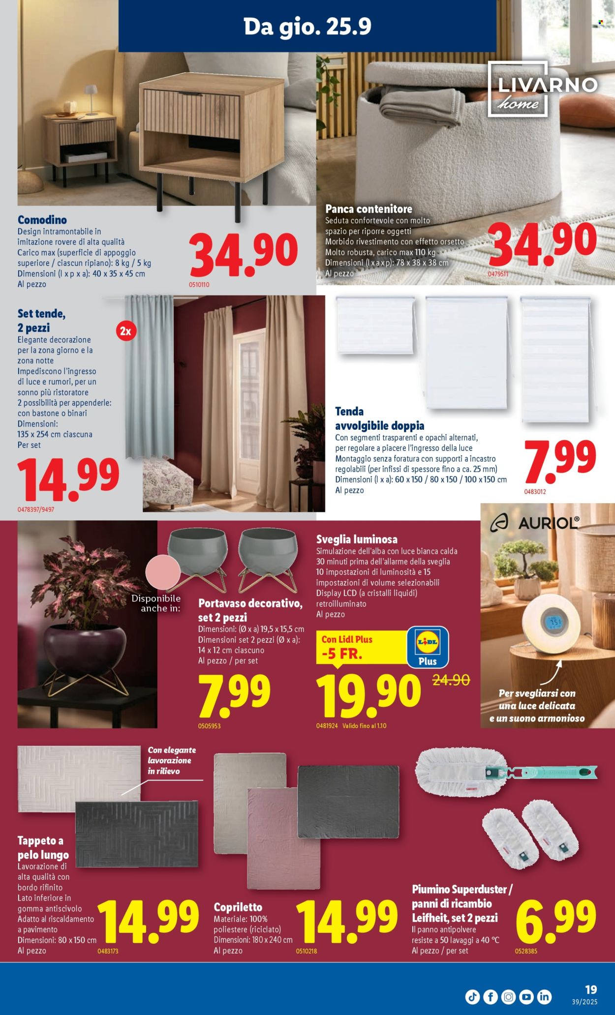 Volantino Lidl - 25.9.2025 - 1.10.2025. Pagina 19