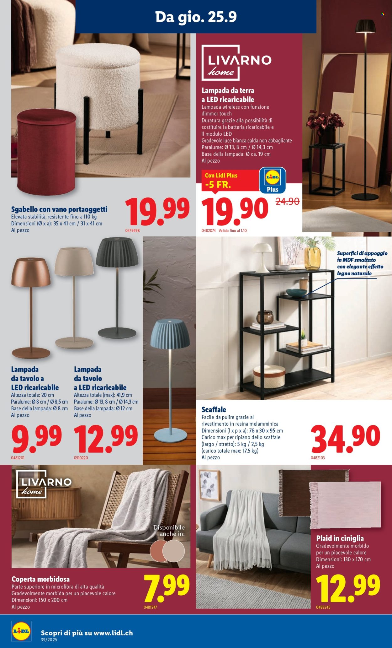 Volantino Lidl - 25.9.2025 - 1.10.2025. Pagina 20