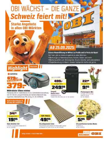 Catalogue OBI - 22.9.2025 - 11.10.2025.
