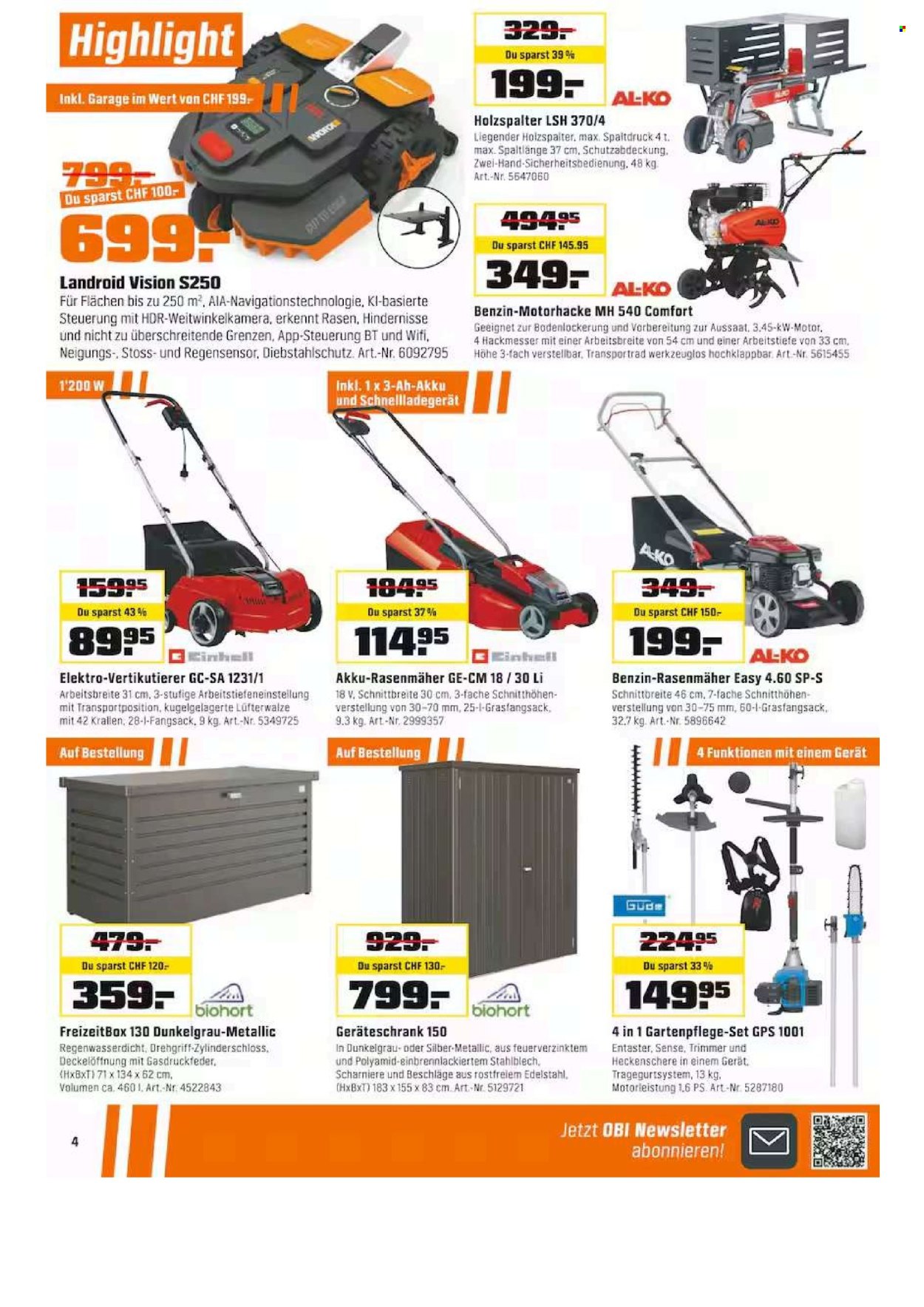 Volantino OBI - 22.9.2025 - 11.10.2025. Pagina 4