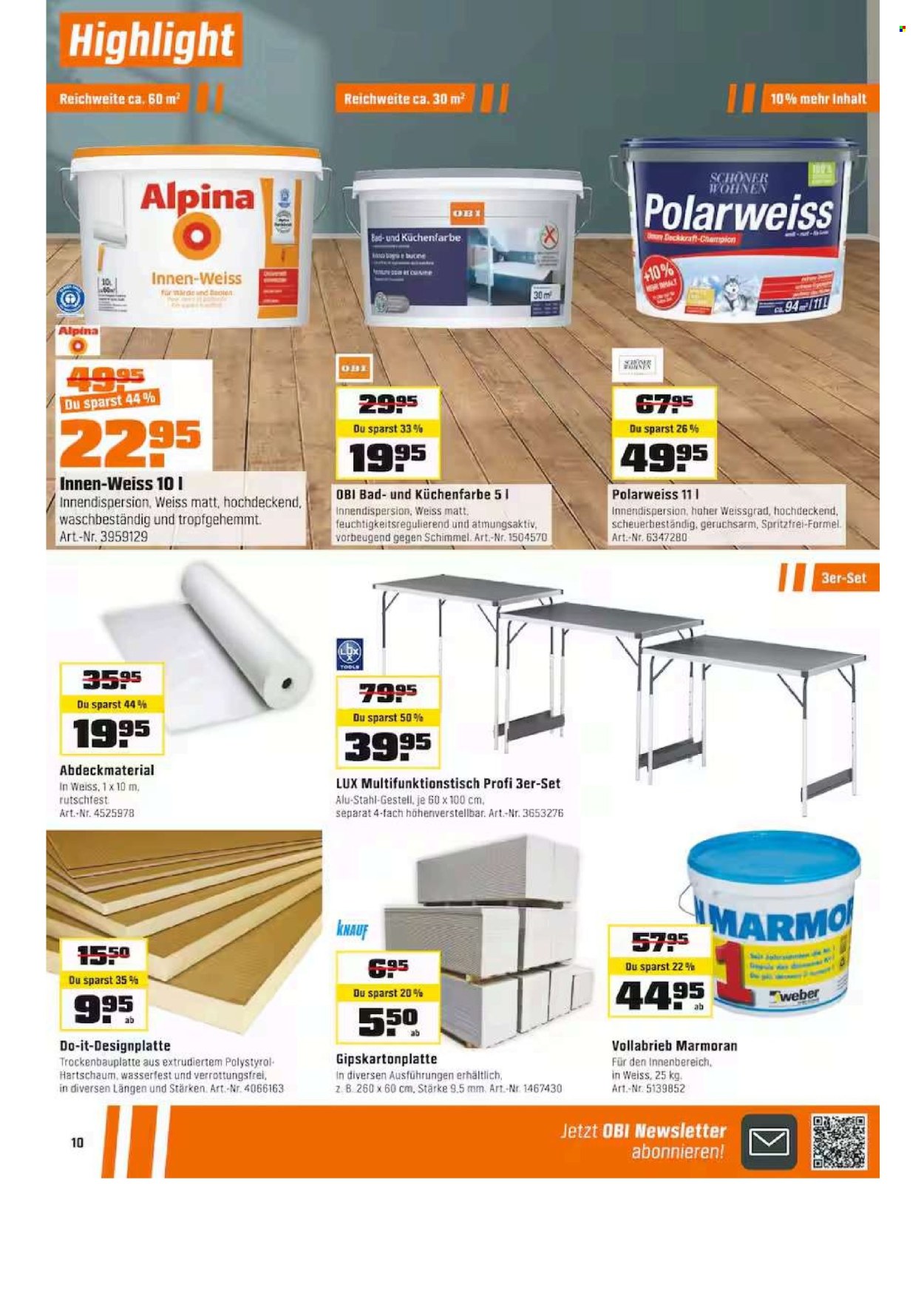 Volantino OBI - 22.9.2025 - 11.10.2025. Pagina 10