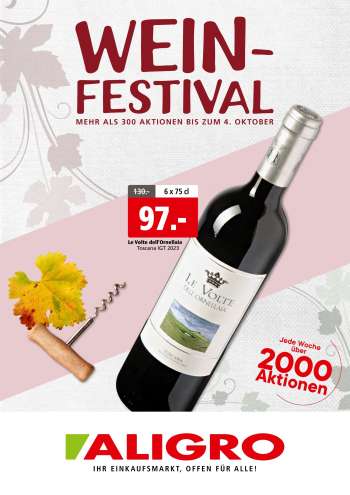 Volantino ALIGRO - 22.9.2025 - 27.9.2025.