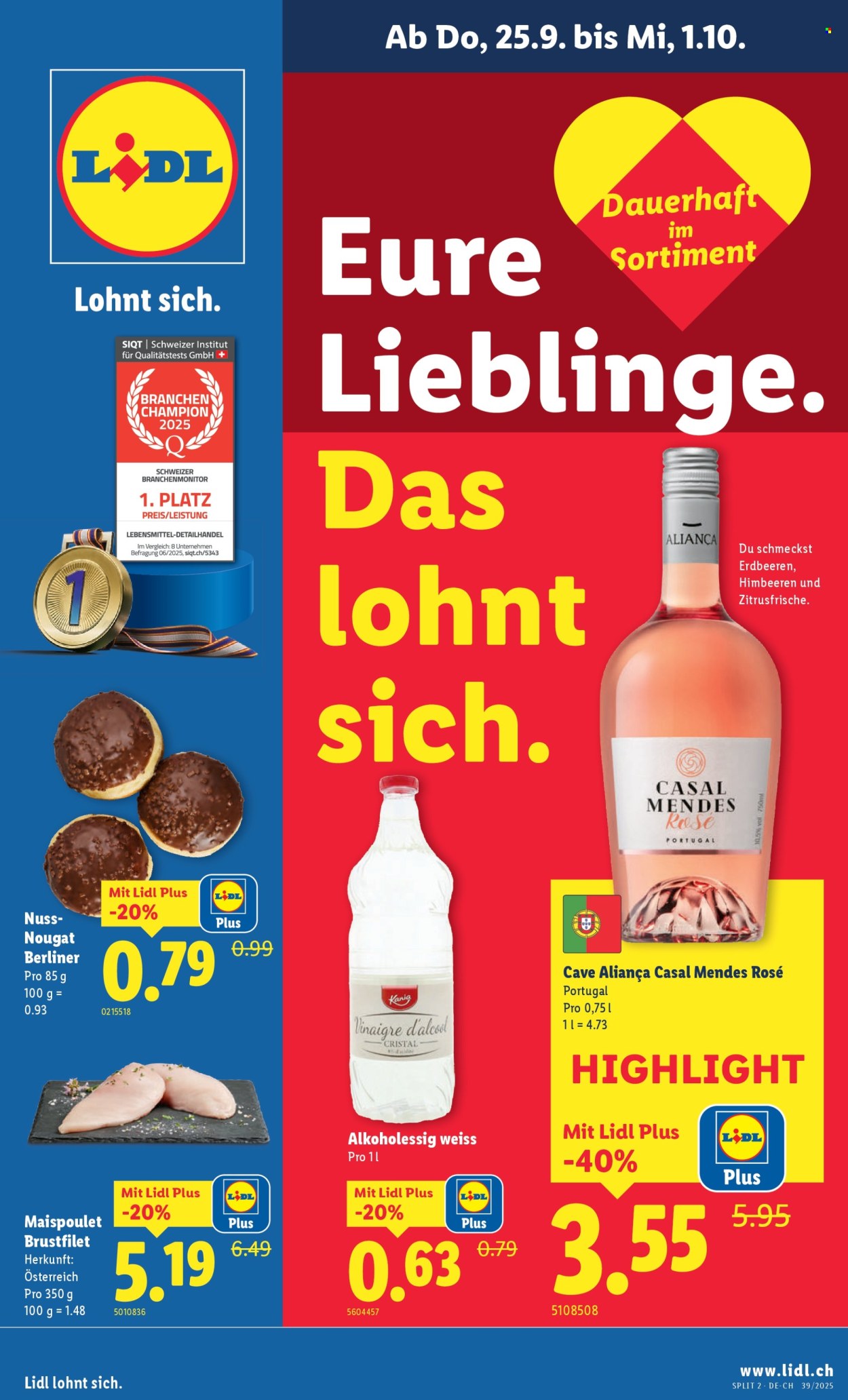Volantino Lidl - 25.9.2025 - 1.10.2025. Pagina 1
