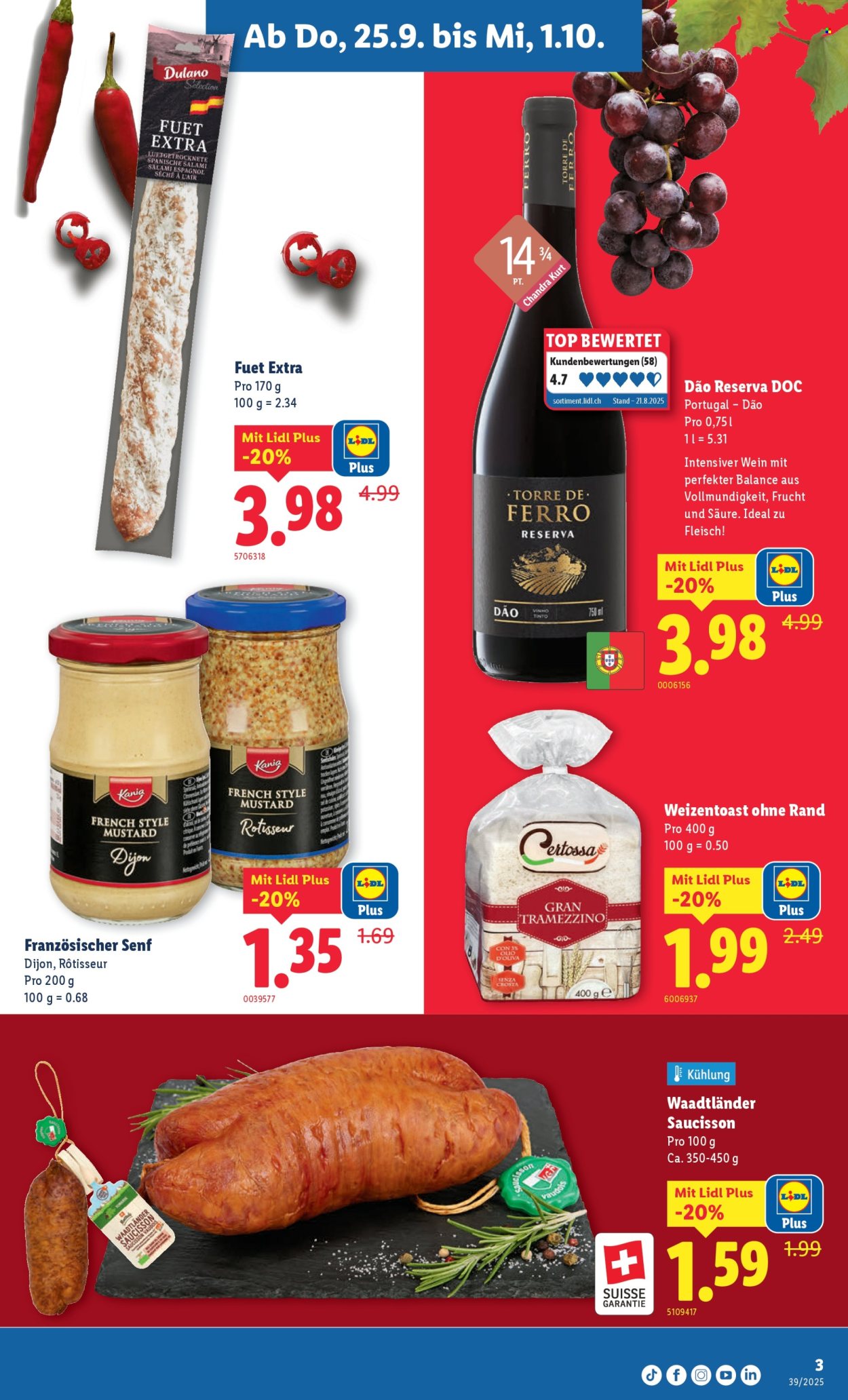 Volantino Lidl - 25.9.2025 - 1.10.2025. Pagina 3