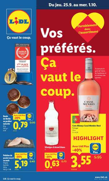 Volantino Lidl - 25.9.2025 - 1.10.2025.